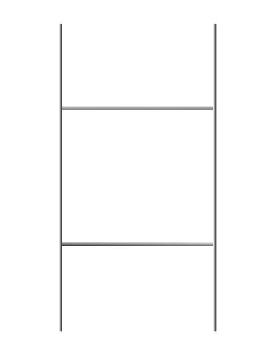 10" x 30" H Stake