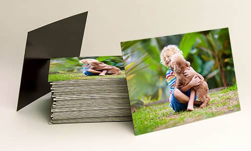 Photo Magnets with a child and dog together