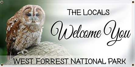 custom campground banner