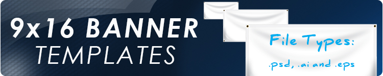 9' x 16' Vinyl Banner Templates | Banners.com