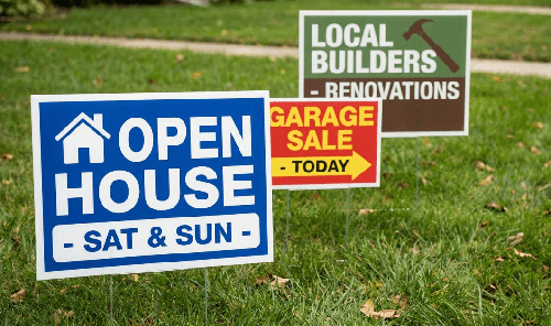 Various designs - custom size yard signs | Banners.com