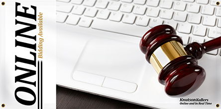 Custom auction sale banner