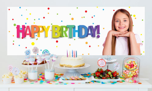 Adhesive Birthday Banner