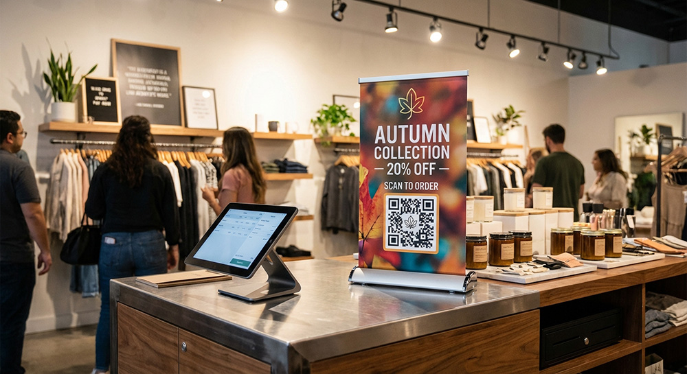 Mini Retractor with 16x8 Banner