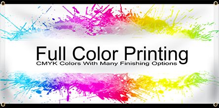 Custom full color banner