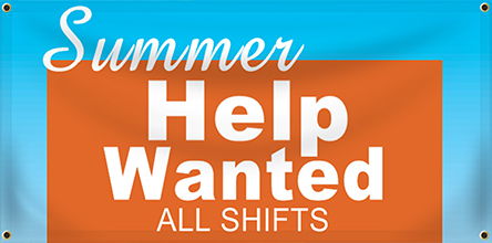 Help Wanted Banners