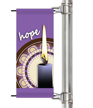 Advent Pole Banner 