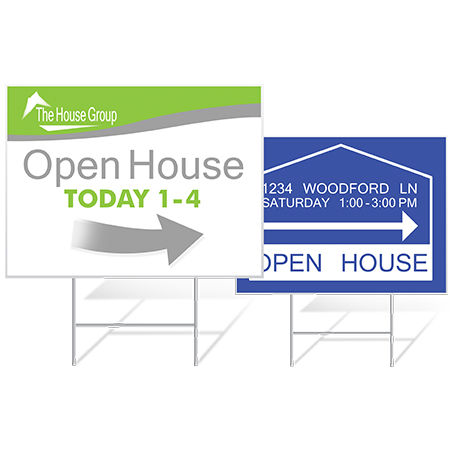 Open House Yard Signs