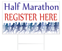 Custom Running Race Event Yard Signs | Banners.com