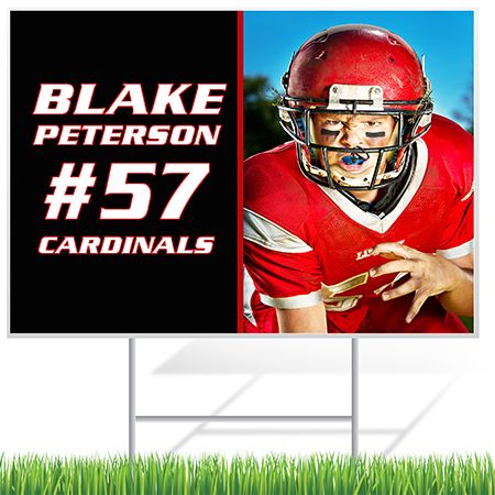 Custom Athletic Yard Signs for Sporting Events