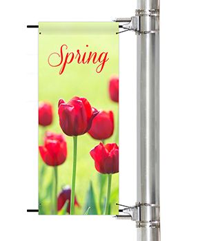 Spring Pole Banner | Banners.com
